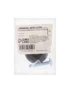 Ручка-кнопка CAPPIO RK148, d=24 мм, цвет черный, 8 шт. - фото 809569821