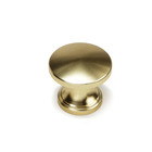 Ручка-кнопка CAPPIO RK148, d=30 мм, цвет сатиновое золото, 8 шт. - фото 31970302