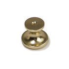 Ручка-кнопка CAPPIO RK148, d=30 мм, цвет сатиновое золото, 8 шт. - фото 31970305