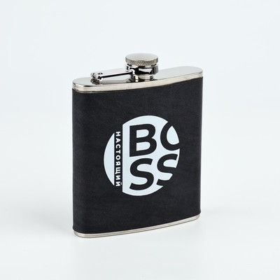 Фляжка «Настоящий BOSS», 210 мл