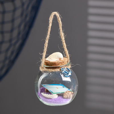 Фигурка «Сувенир в бутылке. Ракушки», 7×7×6 см, МИКС