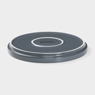 Набор посуды Magistro Night, фарфор, 16 предметов: тарелка d=25.5 см, d=19 см, миска 850 мл, d=15 см, кружка 320 мл, серый - Фото 6