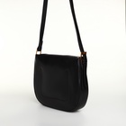 Сумка женская мессенджер TEXTURA на магните, с косметичкой, 28×4×20 см, чёрная - Фото 10