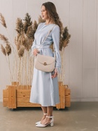 Сумка женская мессенджер TEXTURA на магните, с косметичкой, 28×4×20 см, молочная - Фото 14