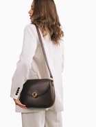 Сумка женская мессенджер TEXTURA на магните, с косметичкой, 28×4×20 см, коричневая - Фото 15