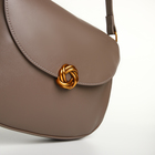 Сумка женская мессенджер TEXTURA на магните, с косметичкой, 28×4×20 см, серая - Фото 9