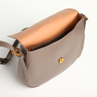 Сумка женская мессенджер TEXTURA на магните, с косметичкой, 28×4×20 см, серая - Фото 11