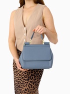 Сумка женская мессенджер TEXTURA на магните, 25×9×17 см, серо-голубая - Фото 11