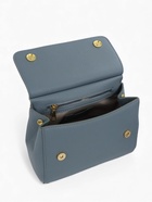 Сумка женская мессенджер TEXTURA на магните, 25×9×17 см, серо-голубая - Фото 4