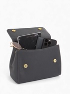 Сумка женская мессенджер TEXTURA на магните, 25×9×17 см, серая - Фото 3