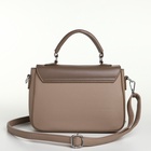 Сумка женская мессенджер TEXTURA на клапане, 24×7×16 см, светло-серая - Фото 10