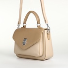 Сумка женская мессенджер TEXTURA на клапане, 24×7×16 см, молочная - Фото 9