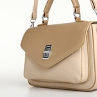 Сумка женская мессенджер TEXTURA на клапане, 24×7×16 см, молочная - Фото 7