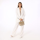 Сумка женская мессенджер TEXTURA на клапане, 24×7×16 см, молочная - Фото 3