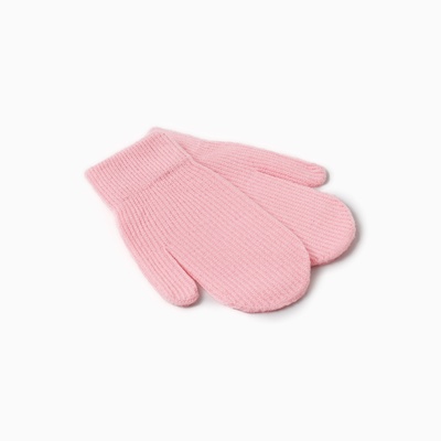 Варежки детские MINAKU, розовые, 18 см