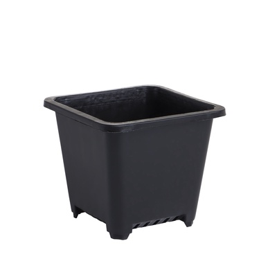Горшок для рассады, 250 мл, 9×9×8 см, пластик, чёрный, Greengo
