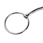 Удило для лошади с цельным грызлом с подъёмом, металл, 140 мм - Фото 2