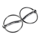 Удило для лошади с цельным грызлом с подъёмом, металл, 140 мм - Фото 4