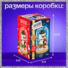 Конструктор блочный ночник «Снеговик», 131 деталь, с гирляндой - Фото 2