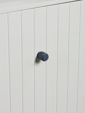 Ручка-кнопка CAPPIO PK327, d=20 мм, цвет графит, 8 шт.