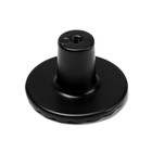 Ручка-кнопка CAPPIO, d=36 мм, цвет черный, 8 шт. - фото 31970371