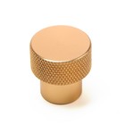 Ручка-кнопка CAPPIO PK328, d=23 мм, цвет золото, 8 шт. - фото 808589909