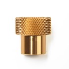 Ручка-кнопка CAPPIO PK328, d=23 мм, цвет золото, 8 шт. - фото 808589911