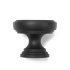 Ручка-кнопка CAPPIO PK322, d=30 мм, цвет черный, 8 шт. 10788245 - фото 13194791