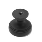 Ручка-кнопка CAPPIO PK322, d=30 мм, цвет черный, 8 шт. 10788245 - фото 13194792