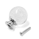 Ручка-кнопка CAPPIO PK115, d=35 мм, пластик, цвет хром, 8 шт. - фото 808589925