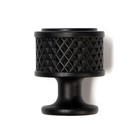 Ручка-кнопка CAPPIO PK104, d=25 мм, пластик, цвет черный, 8 шт. - фото 808589929