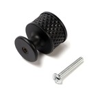 Ручка-кнопка CAPPIO PK104, d=25 мм, пластик, цвет черный, 8 шт. - фото 808589931