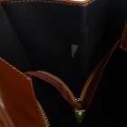 УЦЕНКА Сумка женская на молнии, коричневая - Фото 10