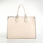 УЦЕНКА Сумка-шопер женская на молнии, размер 41.5×17×31 см, молочная - Фото 3