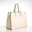 УЦЕНКА Сумка-шопер женская на молнии, размер 41.5×17×31 см, молочная - Фото 4