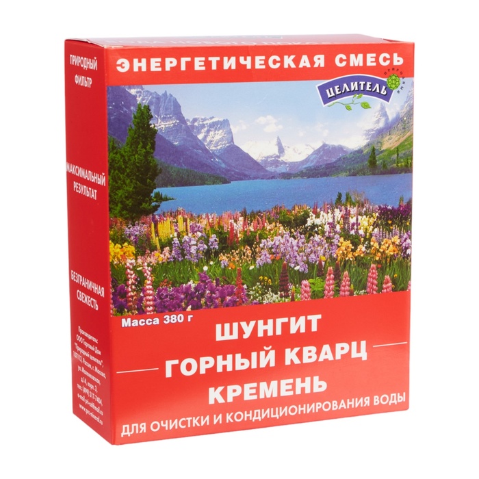 Природные минералы для очистки воды, набор Энергетическая смесь, 380 г