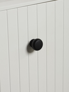 Ручка-кнопка CAPPIO, d=38 мм, вес 60 г, цвет чёрный, 8 шт.