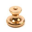 Ручка-кнопка CAPPIO PK321, d=24 мм, цвет золото, 8 шт. - фото 31970446