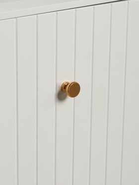 Ручка-кнопка CAPPIO PK321, d=24 мм, цвет золото, 8 шт.