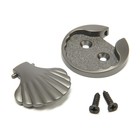 Ручка-кнопка CAPPIO RK133, мебельная, цвет графит, 8 шт. - фото 31970454