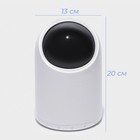 Ведро для мусора сенсорное настольное SAVANNA, 2 л, белое - Фото 2