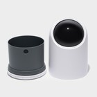 Ведро для мусора сенсорное настольное SAVANNA, 2 л, белое - Фото 6