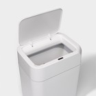 Ведро для мусора сенсорное Доляна, 12 л, белое - Фото 5