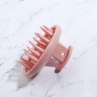 Щётка - массажёр для мытья головы, 8×8×6 см, розовая - Фото 6