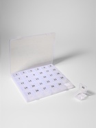 Таблетница - органайзер на месяц, 21.3×17.5×2.7 см, 30 секций, цвет прозрачный - Фото 2