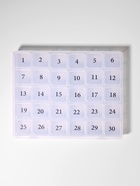 Таблетница - органайзер на месяц, 21.3×17.5×2.7 см, 30 секций, цвет прозрачный - Фото 7