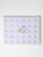 Таблетница - органайзер на месяц, 21.3×17.5×2.7 см, 30 секций, цвет прозрачный - Фото 8