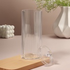 Органайзер для ватных дисков, с крышкой, d=7.5×19.5 см, прозрачный - Фото 4