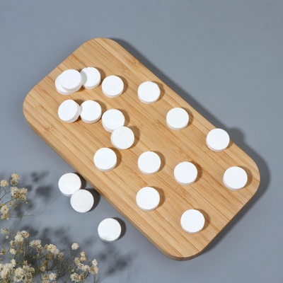 Салфетки одноразовые, прессованные, набор - 20 шт., 20×22 см, белые