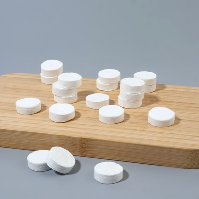 Салфетки одноразовые, прессованные, набор - 20 шт., 20×22 см, белые